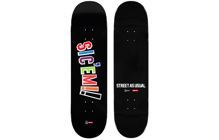 Supreme x WTAPS FW21 Skateboards Seven Layer Imported Maple Street Style Unisex