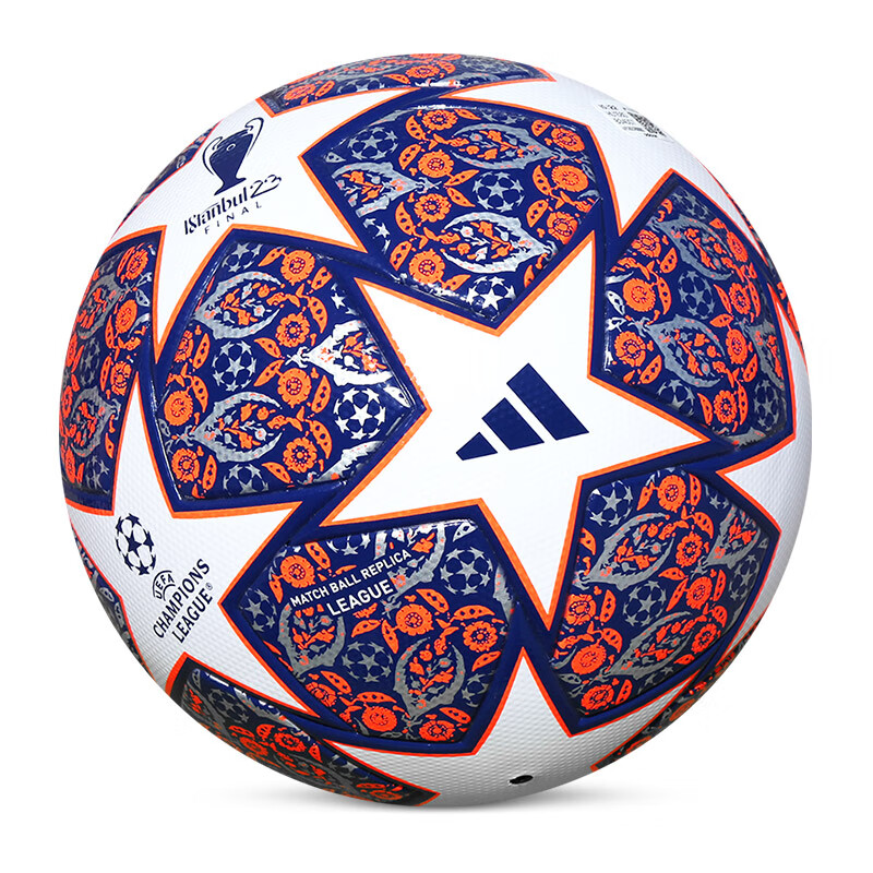 Adidas Size 4 Ball Soccer Ball TPU Seamless Thermal bonding Unisex White Blue Orange