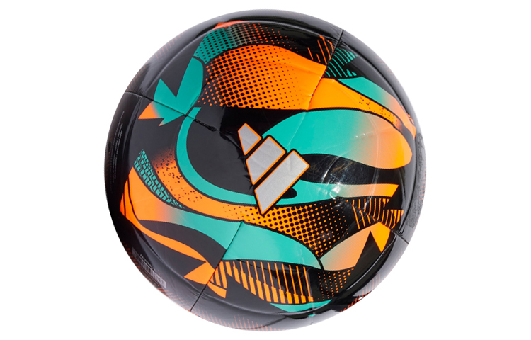 Adidas Size 5 Soccer Ball TPU Machine Stitched Soccer Ball Unisex Orange Red/Green/Black