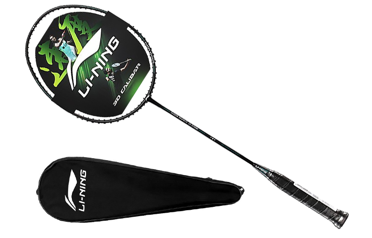 Li Ning AYPR194 Full Carbon Badminton Rackets Offensive Type Heavy Head, Stiff Shaft Advanced Level 675mm Black