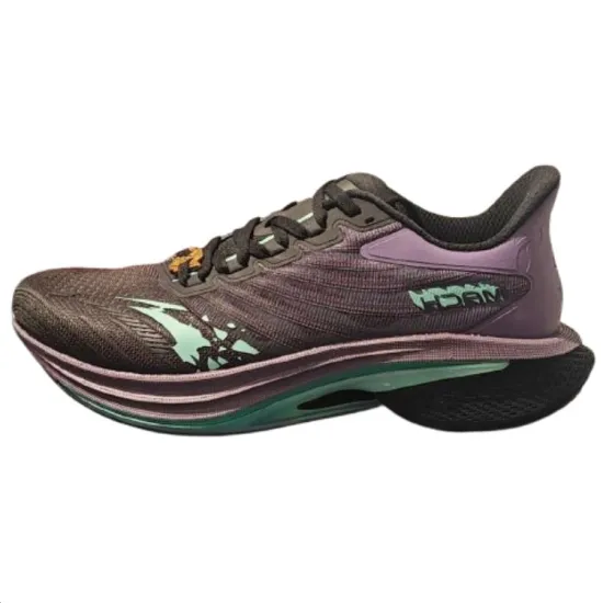 Genshin X ANTA MACH Mach 4.0 Running Shoes Men Low-Top Black Purple