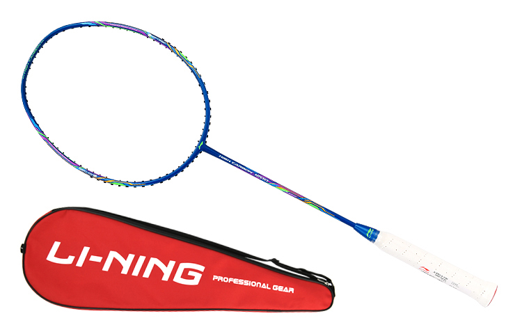 Li Ning HC1200 Full Carbon Badminton Rackets Control Type All around Defense Entry level 675MM Blue