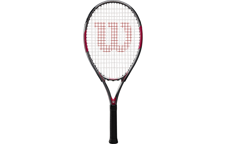 Wilson INTRIGUE 275g Racket Weight 113 Square Inches Head Size Black Red Unisex Tennis Rackets