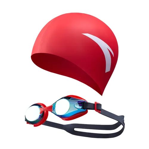 Comfortable elastic swimming cap anti-fog, set for swimming, silicone carbonic acid, swimming pool for men and women