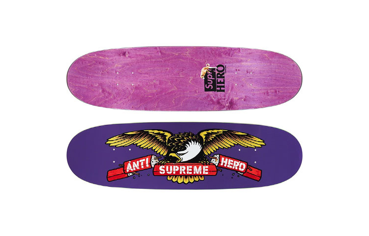 Supreme x Antihero Skateboards Seven Layer Imported Maple Street Style Unisex