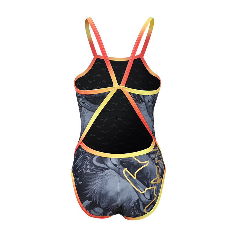 Mizuno Lion Collection One piece Swimsuit Women’s Subtle Texture Black