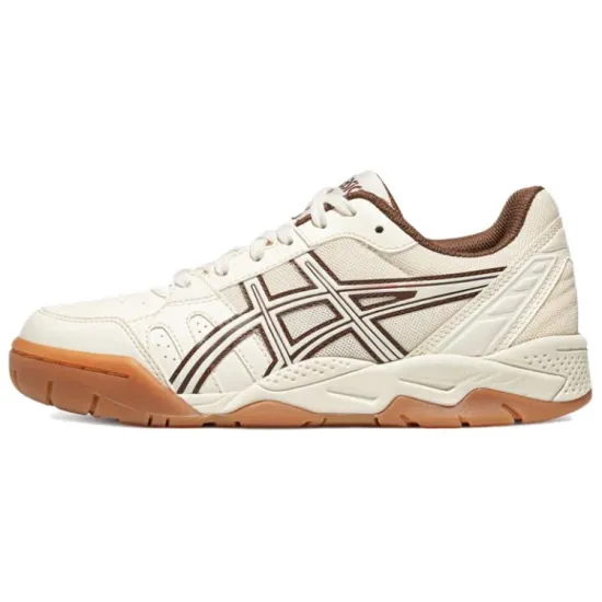 Asics GEL-TWIST Anti-Slip Wear-Resistant Low-Top Tennis Shoes Unisex White Brown