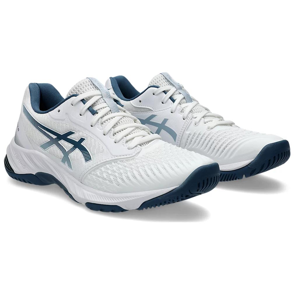 Купить кроссовки Asics Netburner Ballistic FF 3 White Blue