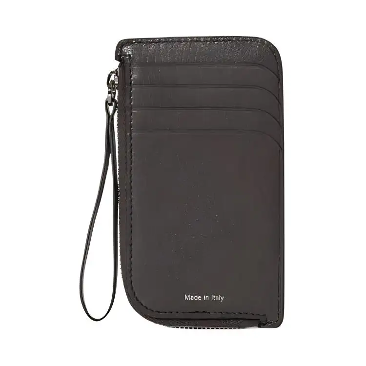 THE ROW Goatskin Wallet Regular Women's Cool Gray
