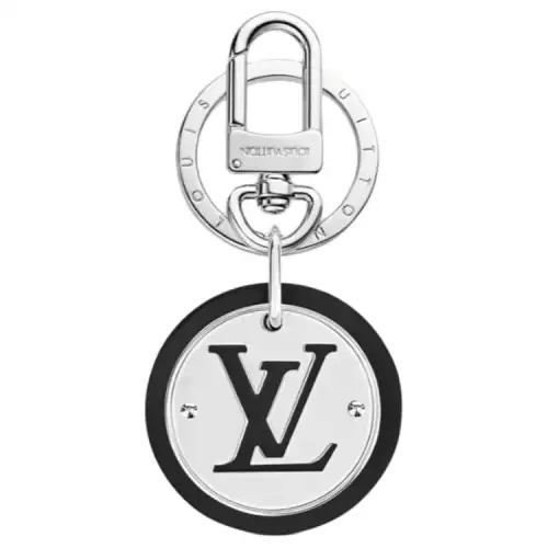 LOUIS VUITTON Lv Cut Circle Key Holder