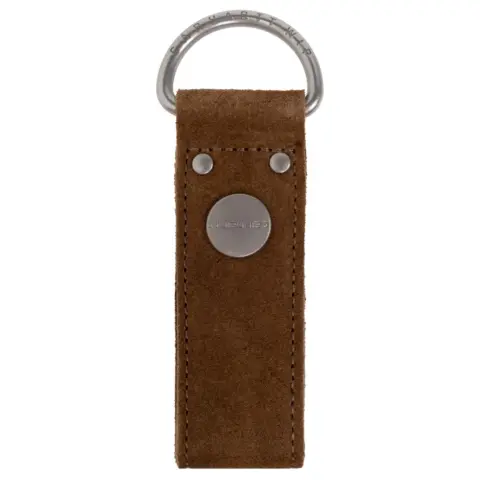 Carhartt WIP Leather Keychains Men's Brown