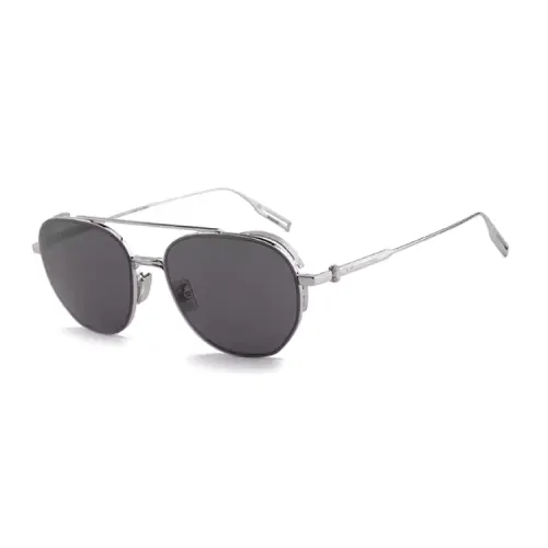 DIOR Metal Aviator Sunglasses Unisex Silver