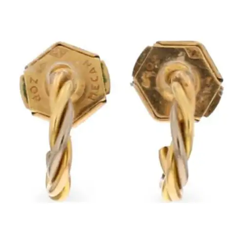 CARTIER Gold Trinity Earrings