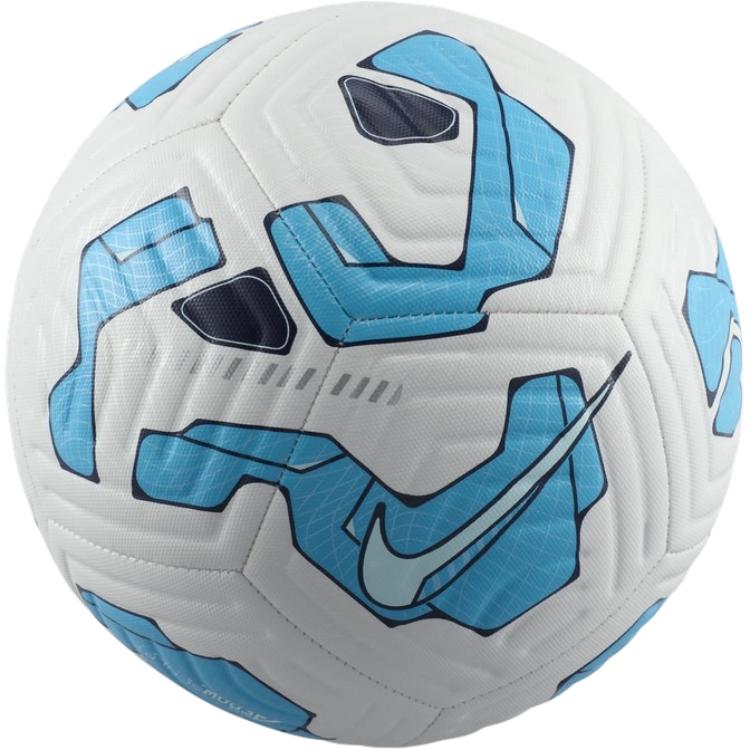 Nike Size 12, Size 3, Size 4, Size 5 Soccer Ball Rubber Machine Stitched Soccer Ball Unisex Light Blue/White