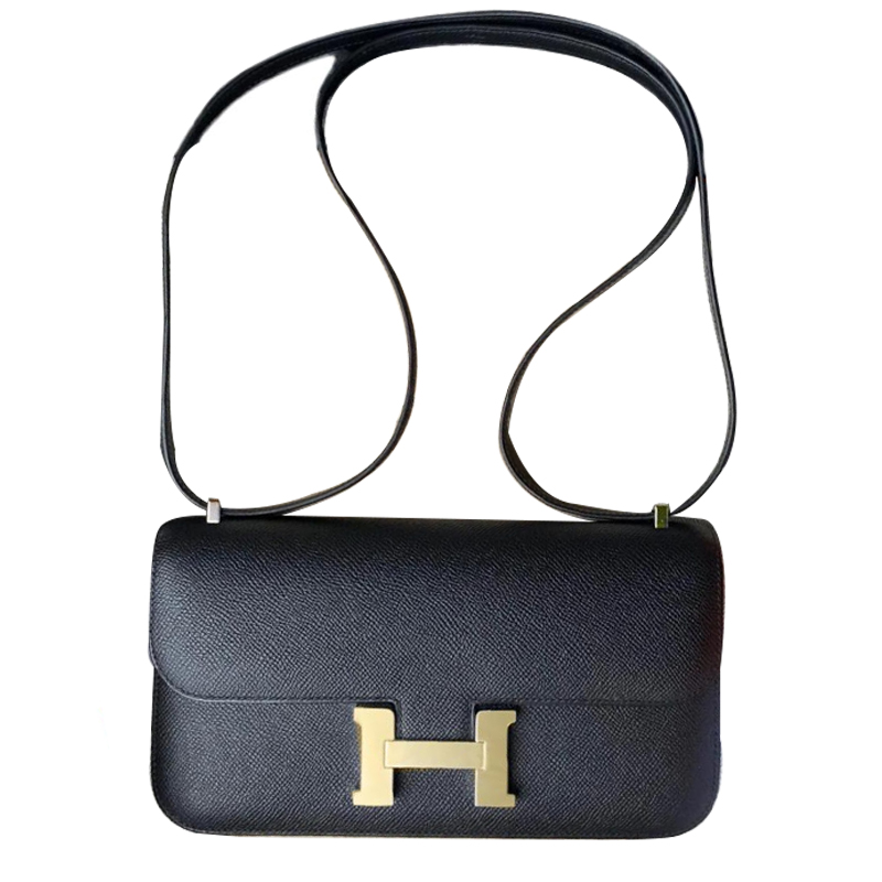Женская сумка Hermes Constance 24 (черная)
