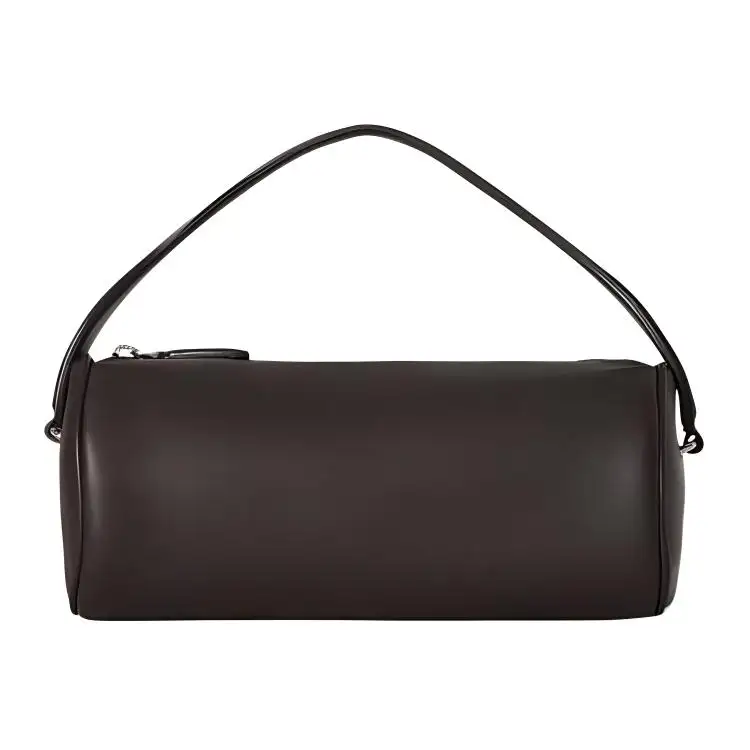 THE ROW Sheepskin Handbag Women's Chocolate Brown