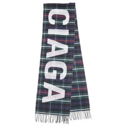 Balenciaga 2010s Tartan check Scarf