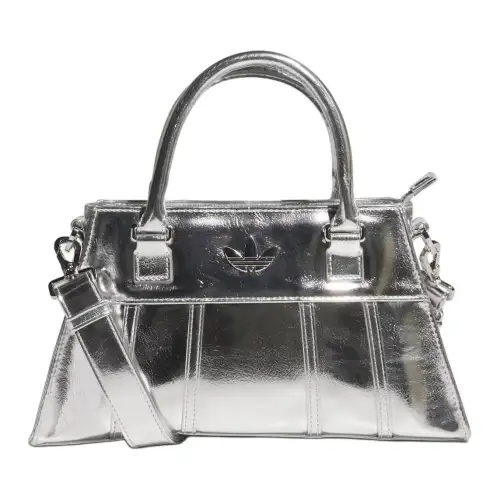 Adidas Originals Trefoil Polyurethane Hourglass Bag, Fishbone Bag, Handbag, Shoulder Bag, Crossbody Bag Regular Women's
