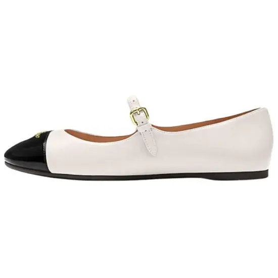 COACH Mary Jane Shoes Women's White