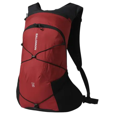 SALOMON 15L Outdoor Bags Recycled Polyester Dark Red Unisex