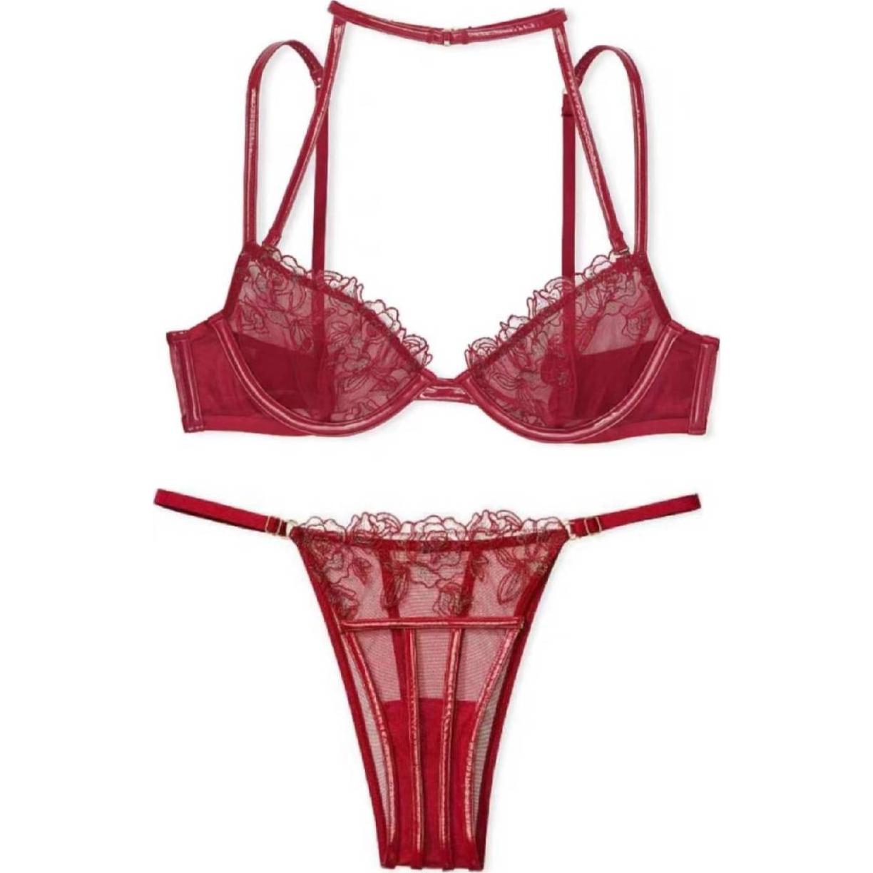 Женское белье Victoria's Secret (красное)