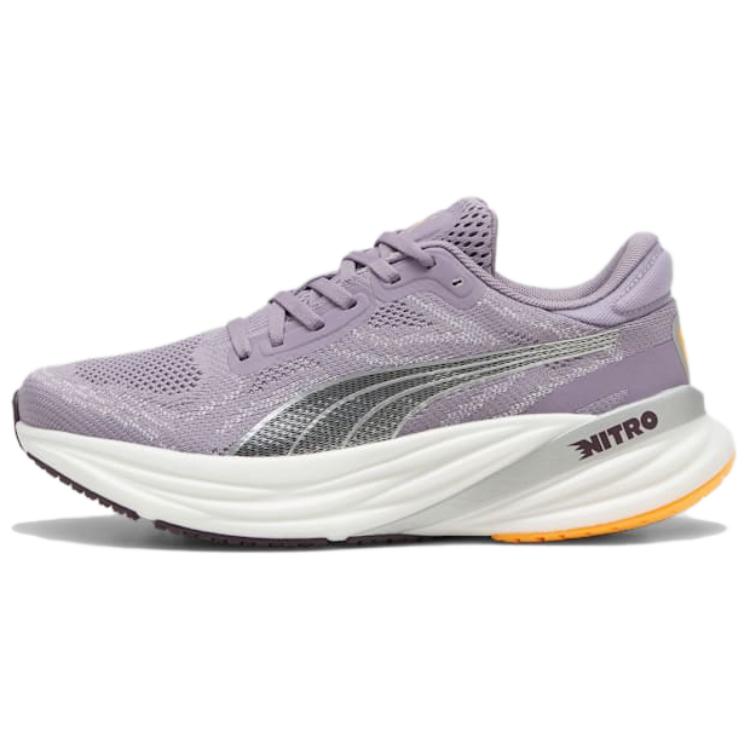 PUMA Magnify Nitro 2 Slip Resistant Abrasion Resistant Low top Casual Running Shoes Women's Purple