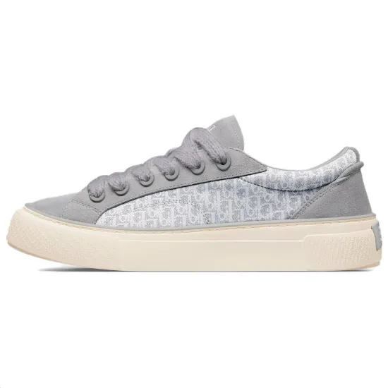 DIOR OBLIQUE B33 Low Top Skateboard Shoes Unisex Gray
