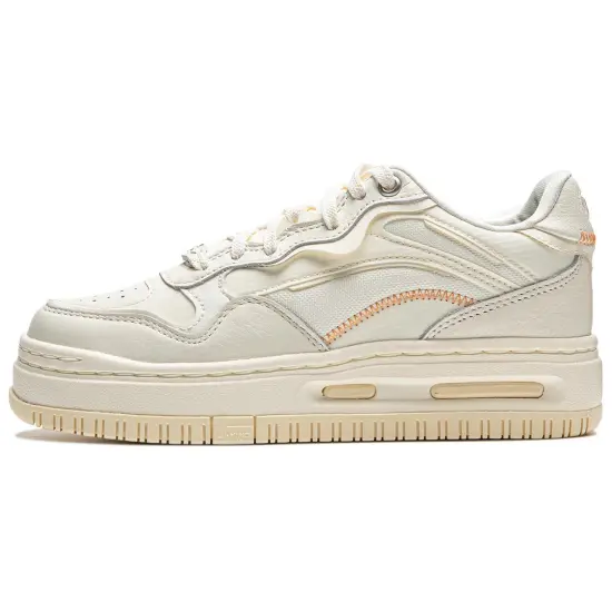LINING Future C1 Skateboard Shoes Women's Low-Top Beige