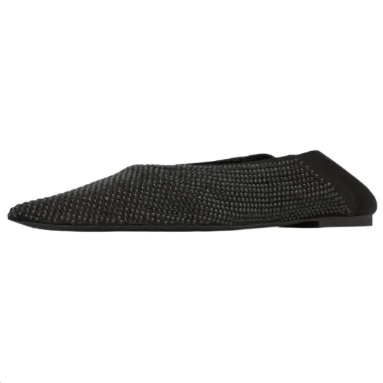 SAINT LAURENT Nour Embellished Pointed-Toe Shoes Women's