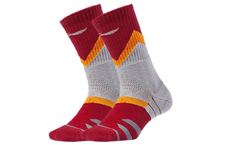 Li Ning Basketball Socks Men’s Combo Set Red Gray Multicolor