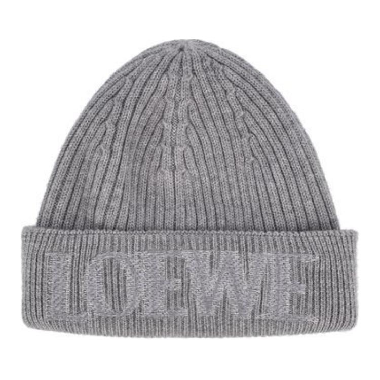 Женская шапка LOEWE (серая)