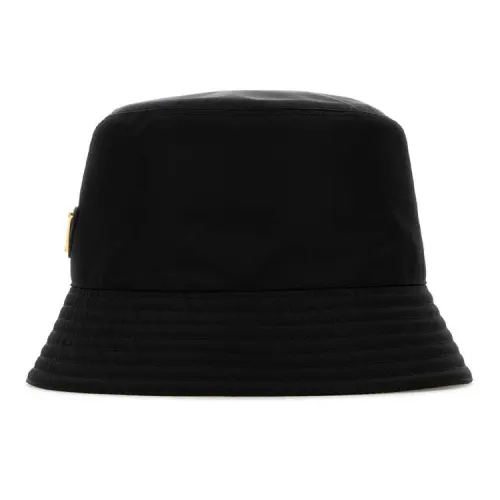PRADA Recycled Nylon, Cotton Bucket Hats Women's Black