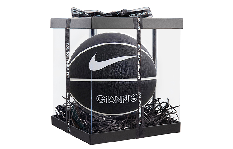 Nike GIANNIS ALL COURT Artificial Leather Basketball Black Size 7 Training Competition Men’s