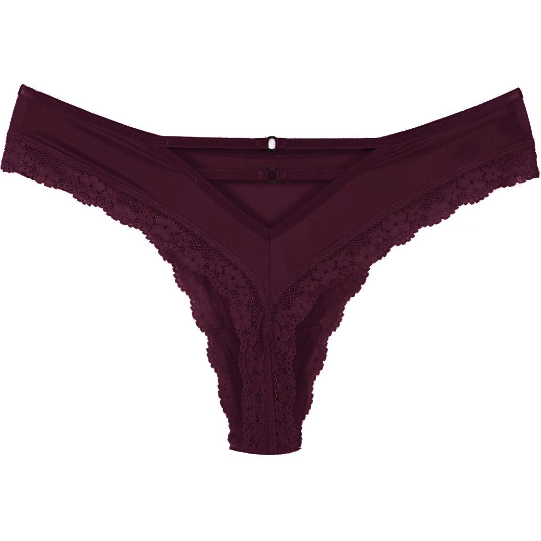 Женские трусы Victoria's Secret (бордовые)