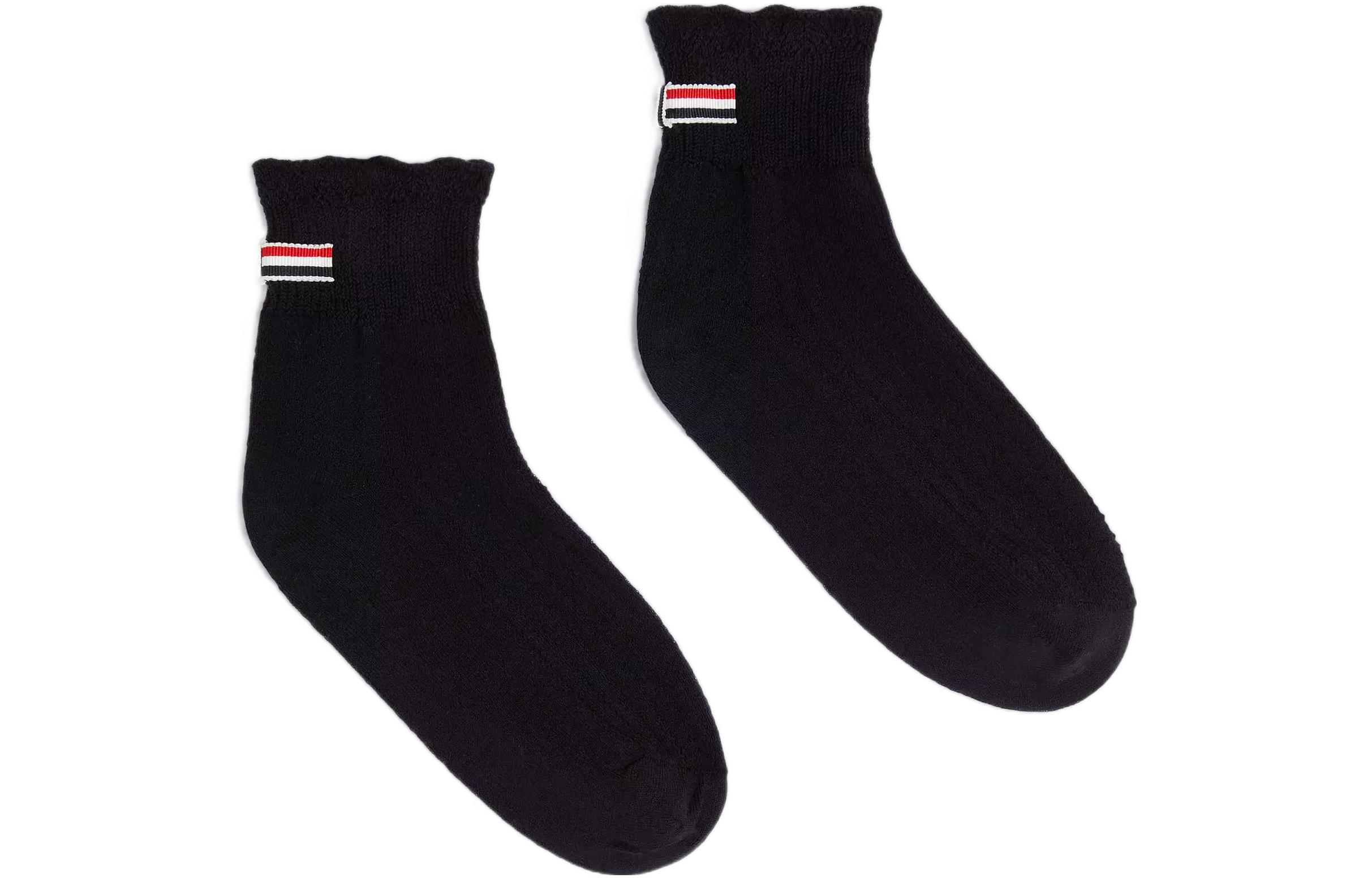 THOM BROWNE· Crew Socks Women’s 1 Pack Marine Blue