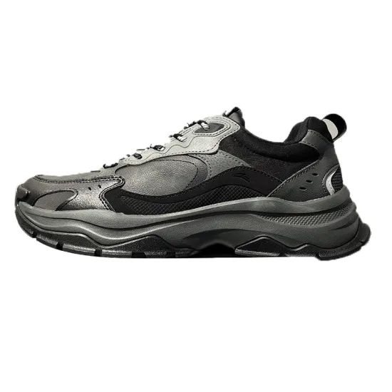 ANTA Hiking / Trekking Shoes Men Low-Top Gray Black