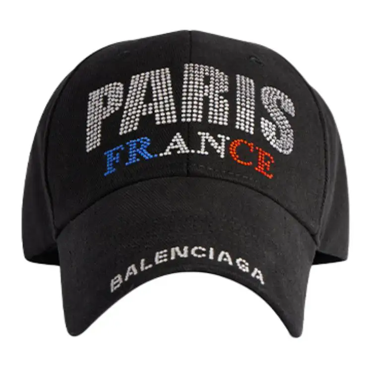 Balenciaga Brand Logo Baseball Caps Unisex Black
