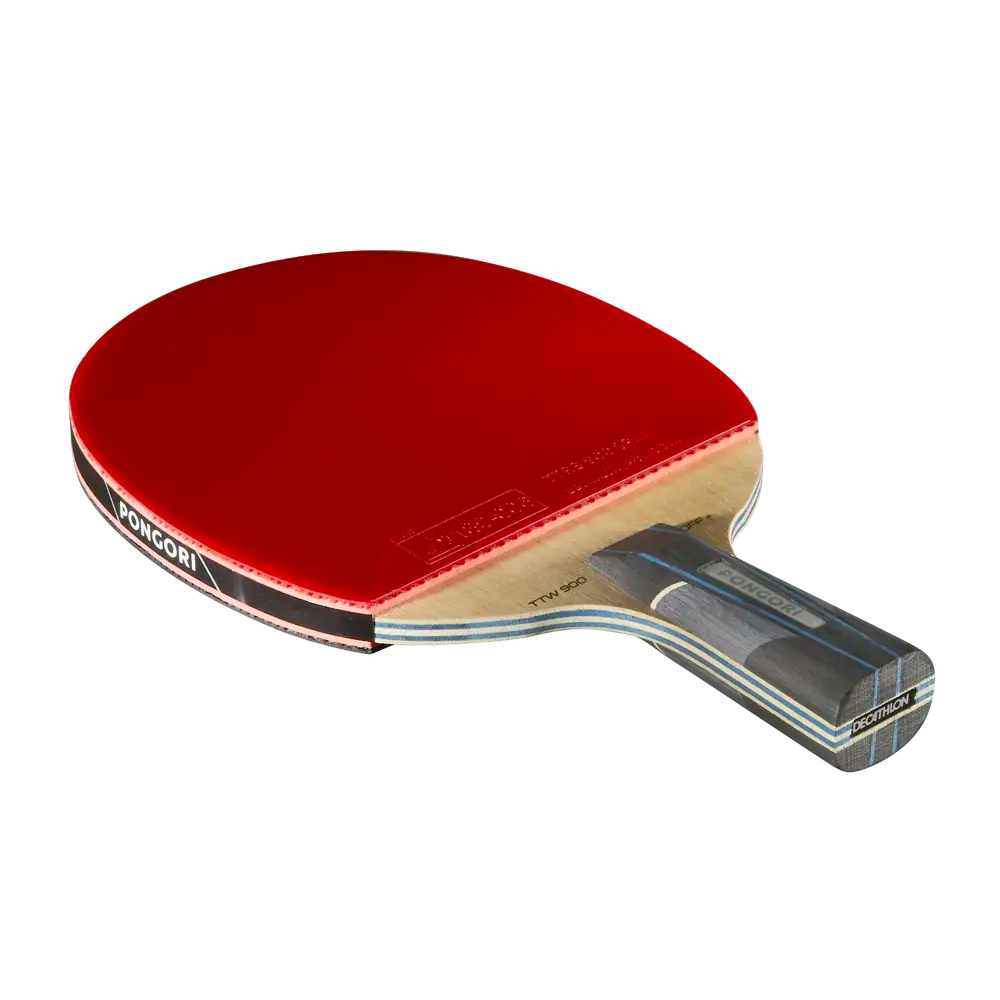 DECATHLON Ping Pong Paddles Unisex Penhold Grip+Shuttlecock Racket Cover