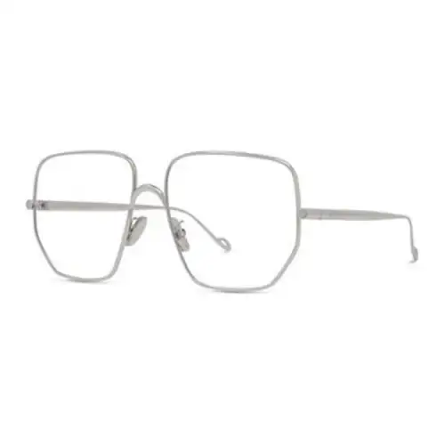 LOEWE Metal Aviator Eyeglass Frames Women's Silver
