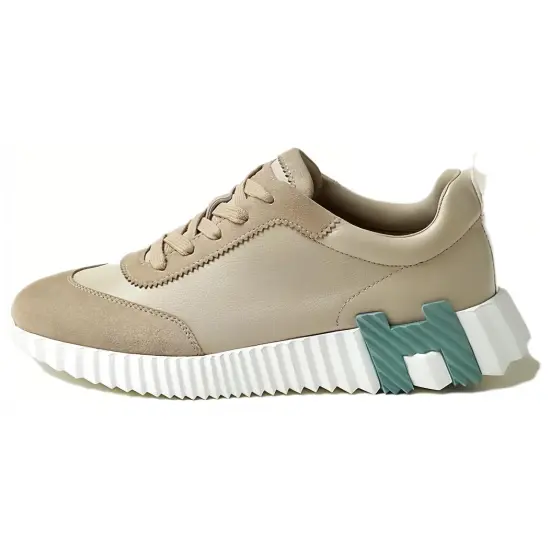 HERMES Bouncing Casual Shoes Women's Beige