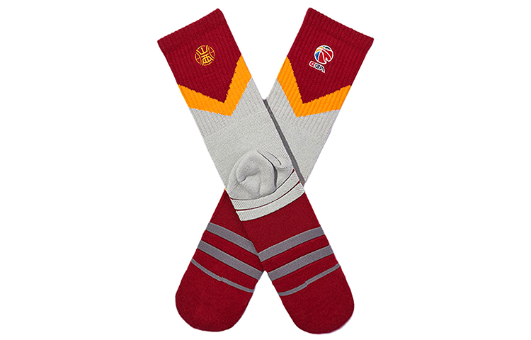 Li Ning Basketball Socks Men’s Combo Set Red Gray Multicolor