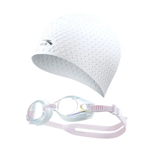 Comfortable non-slip swimming cap anti-fog, silicone set for swimming, swimming pool for men and women