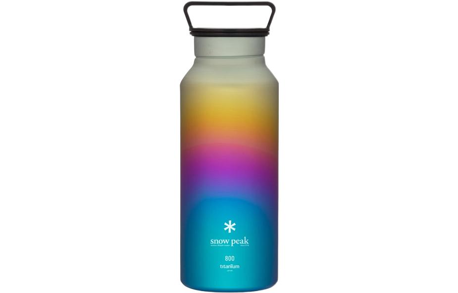 Snow Peak Outdoor Water Equipment Water Container 800ml Camping Titanium 80*230mm