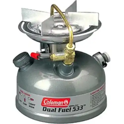 COLEMAN Stoves and pots supplies, single burner for picnics, easy to carry for 1-2 people, easy to install, stainless steel silver