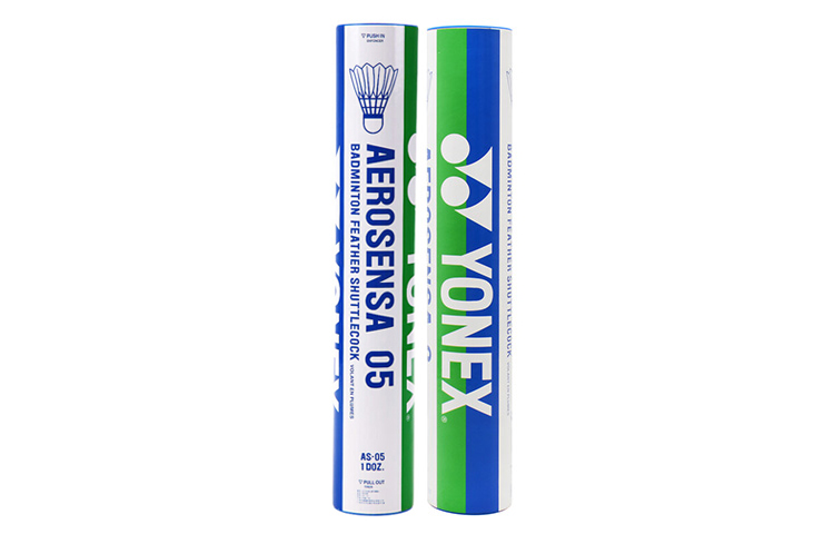 YONEX Aerosensa Collection AS05 Duck Feather Shuttlecock 12 Pack Duck Feather All Round Duck Feather Shuttlecocks