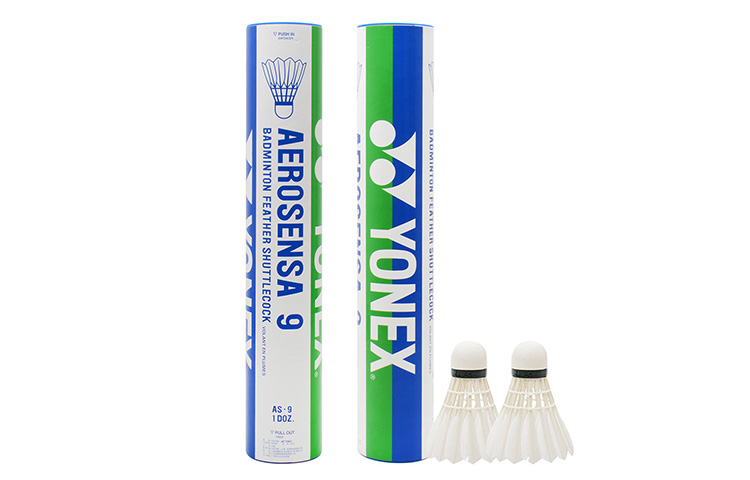 YONEX Aerosensa Collection AS 9CR Goose Feather Shuttlecock 12 Pack Goose Feather Shuttlecocks