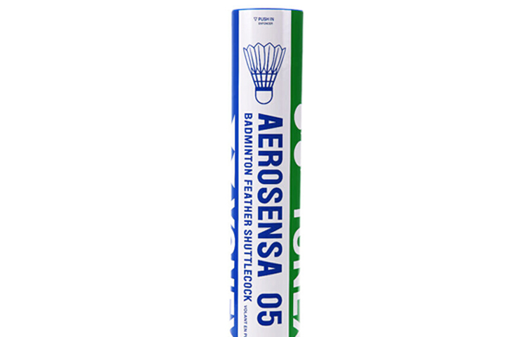 YONEX Aerosensa Collection AS05 Duck Feather Shuttlecock 12 Pack Duck Feather All Round Duck Feather Shuttlecocks