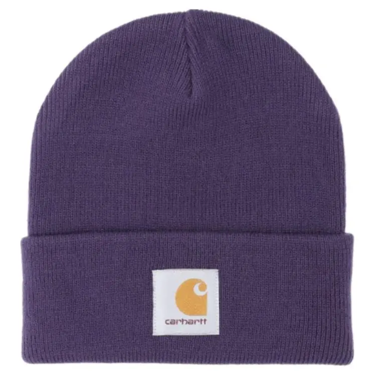 Carhartt Logo Patch Ribbed Beanie