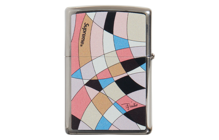 Supreme X Zippo x Emilio Pucci Трипроблемное сотрудничество стиль Практический ветрозащитный керосин зажигалок розовый