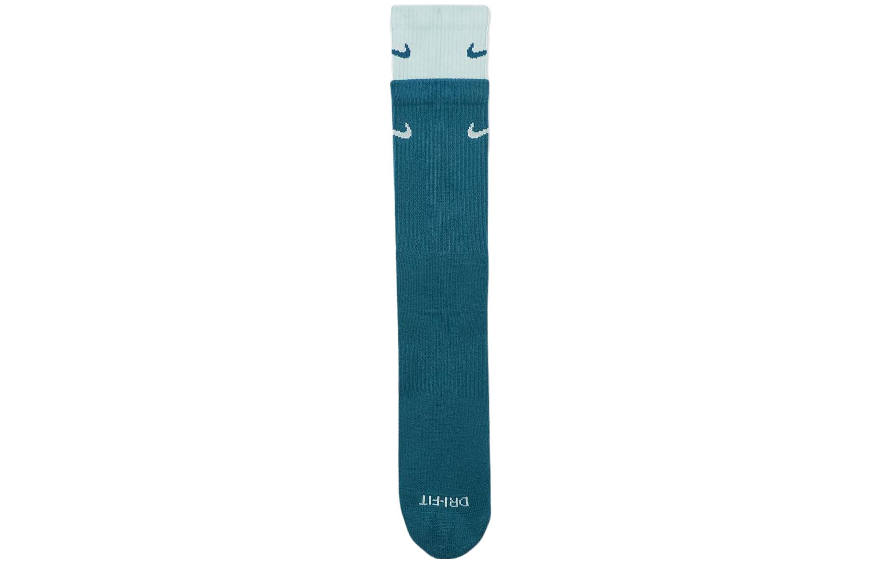 Nike Crew Socks Unisex 1 Pack Geode Water Duck Cyan